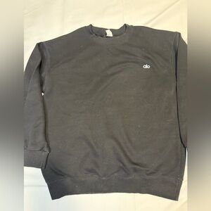 ALO Yoga Crewneck Unisex Size Large Color: Anthracite
